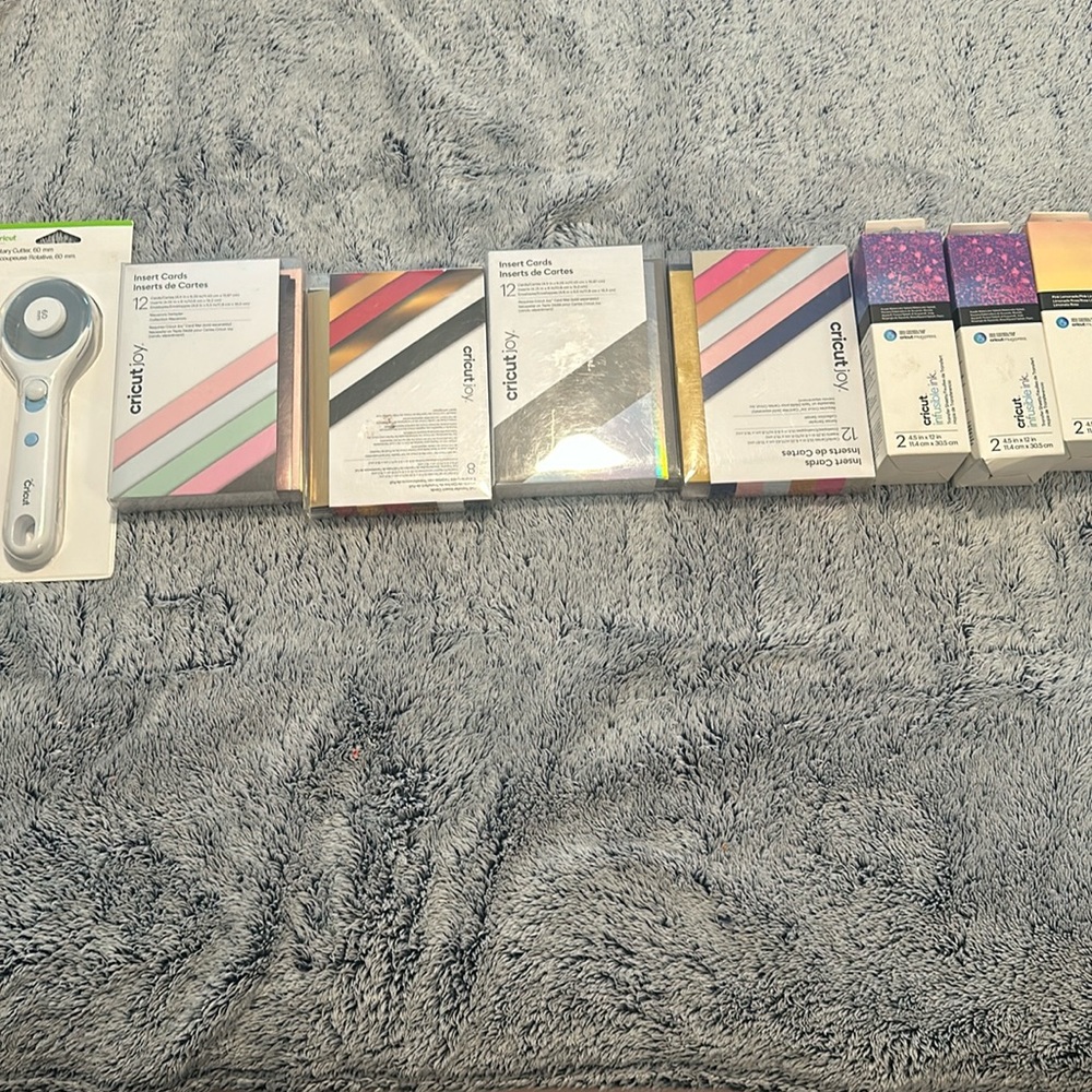 new never opens cricut joy infusible ink, insert cards, cutter, smart labels